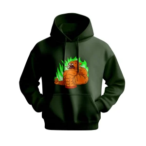 Klaus Meme Coin "Fiery Strength" Hoodie - Official Merch
