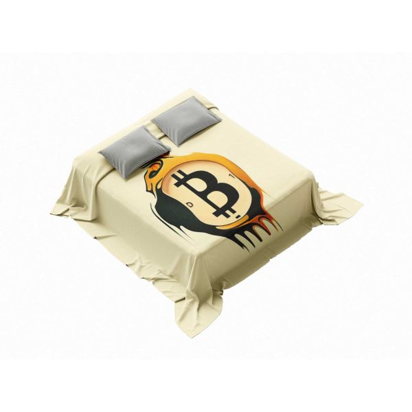 Liquid Gold Bitcoin Dream Plush Blanket - Image 4