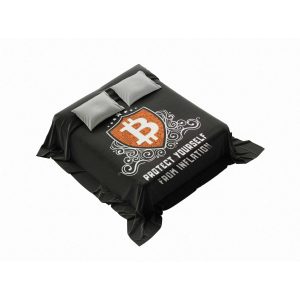 "Protect Yourself From Inflation" Bitcoin Plush Blanket
