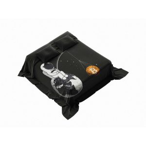 "To The Moon" Astronaut & Bitcoin Comforter - Cozy & Fluffy Crypto Space Bedding