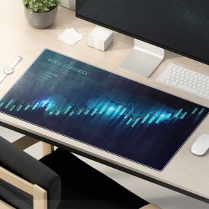 World Economics & Global Market Data Chart Mouse Pad - Dynamic Finance Display
