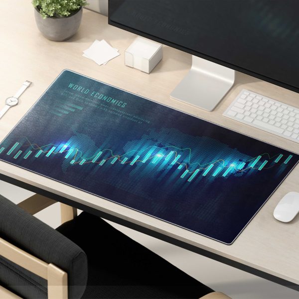 World Economics & Global Market Data Chart Mouse Pad - Dynamic Finance Display - Image 5