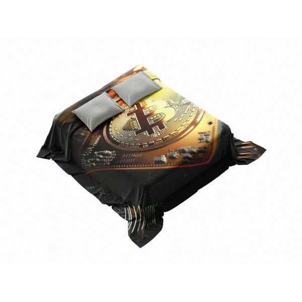"Molten Bitcoin Core" Blockchain Heat Blanket - Fiery Digital Comfort - Image 4