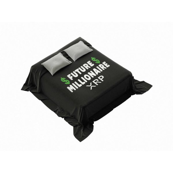 XRP Future Millionaire Crypto Plush Blanket - Image 4