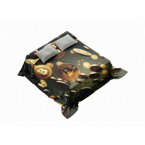 "Rising Bitcoin Phoenix" Crypto Fire Blanket - Rebirth & Resilience - Image 4