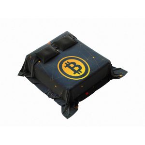 Blockchain Network Bitcoin Comforter - Cozy & Fluffy Crypto Bedding