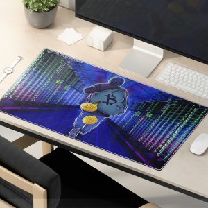 Premium Bitcoin Crypto Gaming Mouse Pad - Durable & Non-Slip Desk Mat