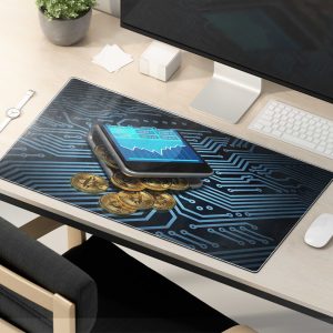 Bitcoin Hardware Integration Mouse Pad - Digital Mining Tech Mat