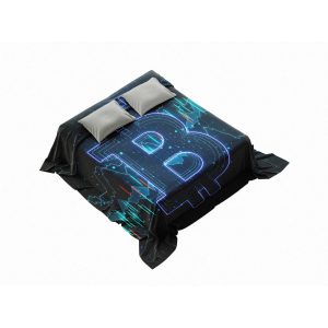 Bitcoin Blast! Cozy & Fluffy Crypto Comfort Blanket - Anti-Pill, Machine Washable Throw for Home & Travel