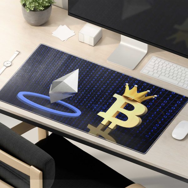Premium Crypto & Bitcoin Gaming Mouse Pad - Durable & Non-Slip Desk Mat - Image 5