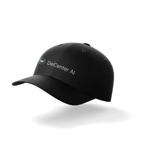 DeCenter AI Official Logo & Text Cap - Crypto Intelligence Hat