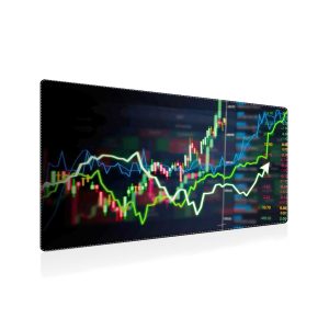Trading Stock Market Graph Mouse Pad