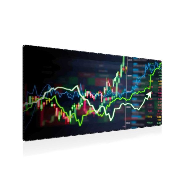 Trading Stock Market Graph Mouse Pad