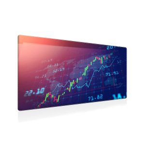 Dynamic Stock Chart Mouse Pad - Elevate Your Trading & Workspace
