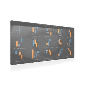 Crypto Currency Blockchain Network Gaming Mouse Pad - Non-slip & Stitched Edges