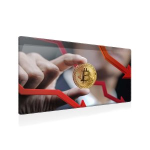 Bitcoin & Market Dynamics Mouse Pad - Crypto Trading & Beyond