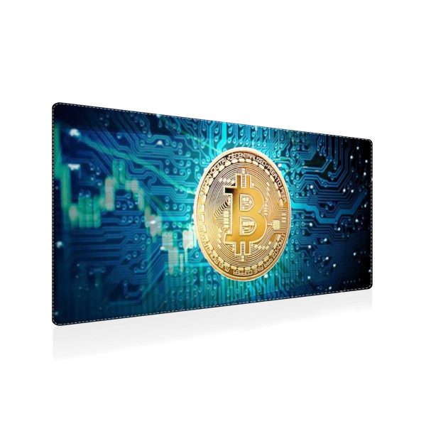 Bitcoin Circuit Board Mouse Pad - Crypto Tech Gaming & Office Mat