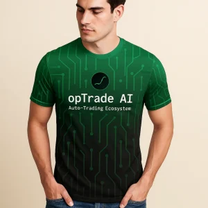 opTrade AI Auto-Trading Ecosystem T-Shirt - Official Crypto Apparel