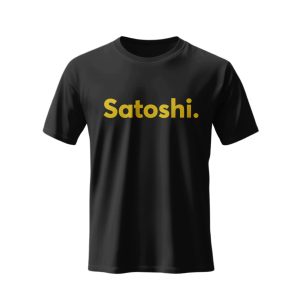 Satoshi Nakamoto T-Shirt - Bitcoin Creator Crypto Tee - 100% Cotton