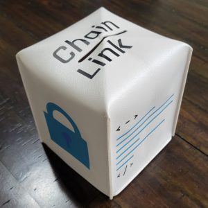 Chainlink Consolation & Celebration Tissue Box Cover
