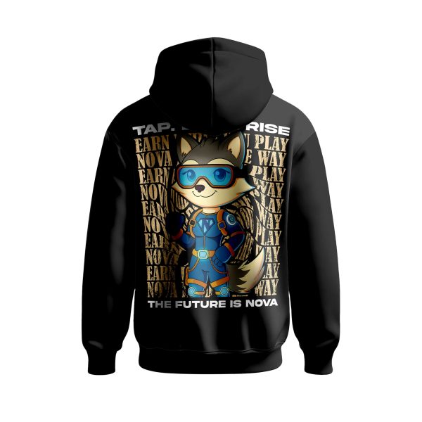 NOVA Web3 Gaming Hoodie - Official Cronos Solana Ecosystem Merch - 100% Cotton - Image 2