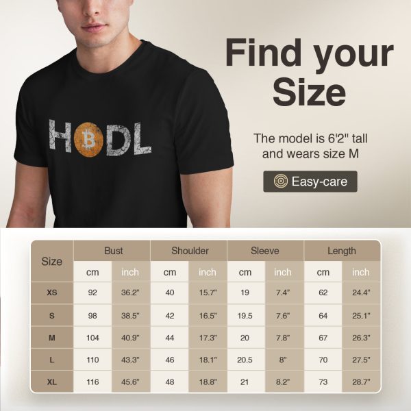 HODL Bitcoin T-Shirt - BTC Crypto Meme Tee - 100% Cotton - Image 5
