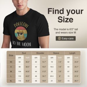 Dogecoin "To The Moon" Crypto T-Shirt - Funny Meme Coin Tee - 100% Cotton