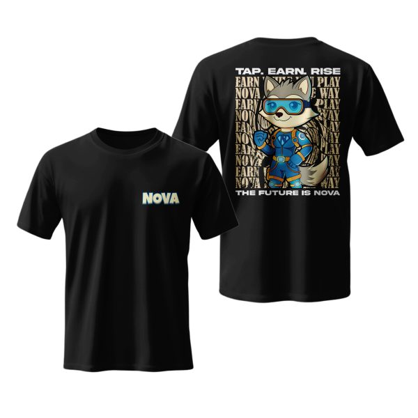 NOVA Web3 Gaming T-Shirt - Official Cronos Solana Ecosystem Merch - 100% Cotton