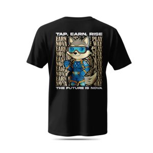 NOVA Web3 Gaming T-Shirt - Official Cronos Solana Ecosystem Merch - 100% Cotton