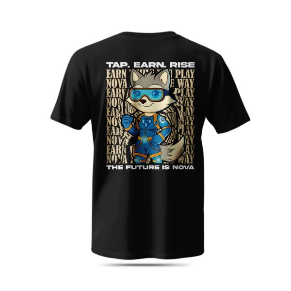 NOVA Web3 Gaming T-Shirt - Official Cronos Solana Ecosystem Merch - 100% Cotton - Image 3