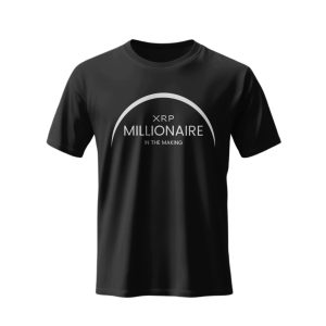 XRP Millionaire in the Making T-Shirt - Crypto HODL Tee - 100% Cotton
