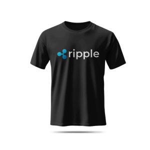 Ripple XRP Crypto T-Shirt - Official Logo Tee - 100% Cotton