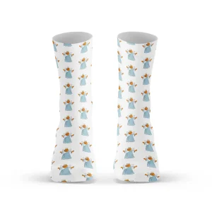 Klaus Meme Coin "Angel Klaus" Socks - Official Crypto Apparel