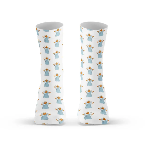 Klaus Meme Coin "Angel Klaus" Socks - Official Crypto Apparel - Image 6