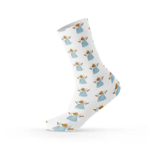 Klaus Meme Coin "Angel Klaus" Socks - Official Crypto Apparel