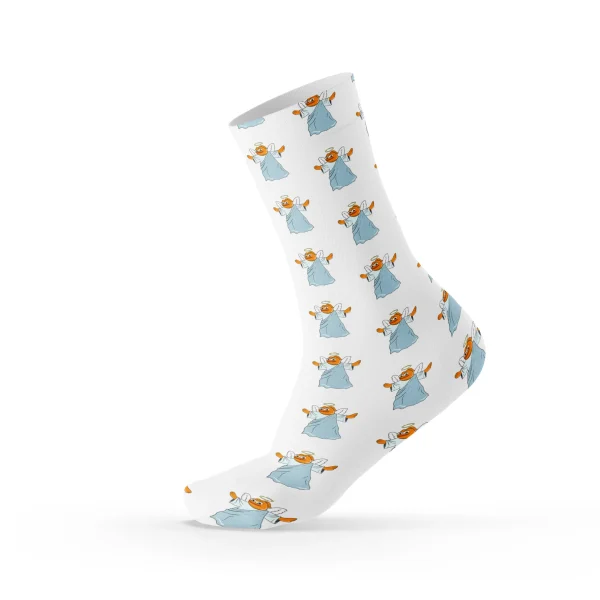 Klaus Meme Coin "Angel Klaus" Socks - Official Crypto Apparel