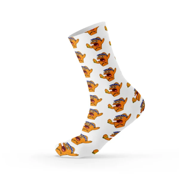 Klaus Meme Coin "Meme Life" Socks - Official Crypto Apparel