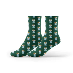 Klaus Meme Coin "Angel Klaus" Socks - Official Crypto Apparel