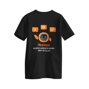 Norexa Ai Official T-Short - Where Agents work, Defi scales