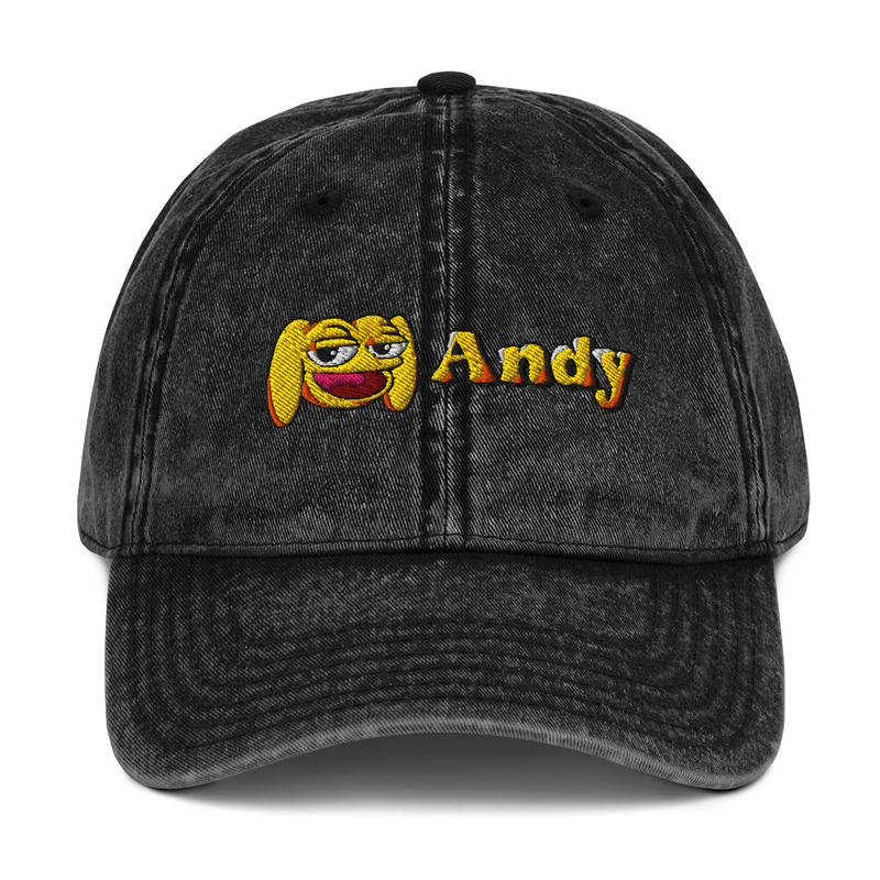 23db889a93d12cd2cf0584bd8eb96f38_preview.png $ANDY Vintage Cotton Twill Cap - Image 1