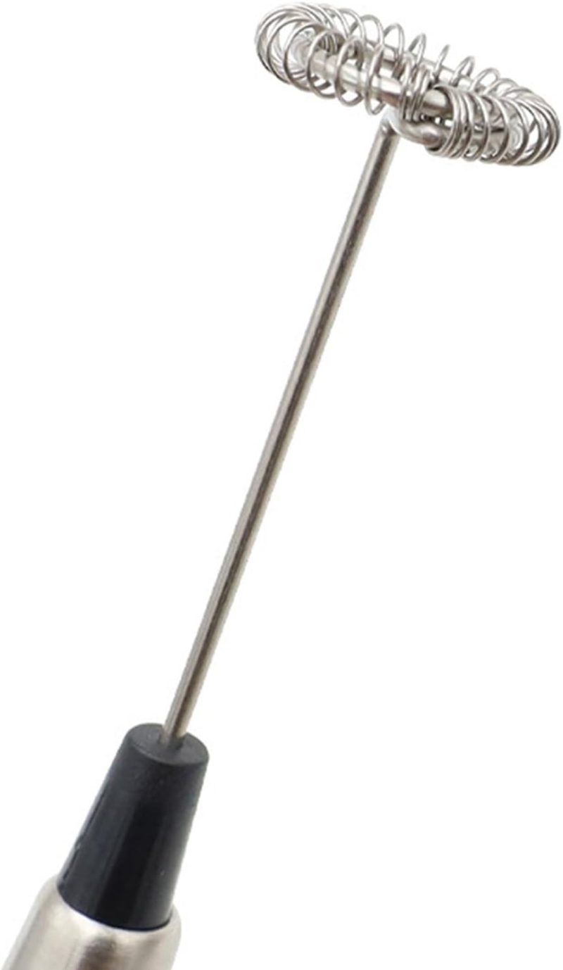 Metal Electric Milk Mixer With Stand Small Portable High Speed For Coffee Cappuccino Mixer Kitchen Tool Cordless Milk Frother - Image 5