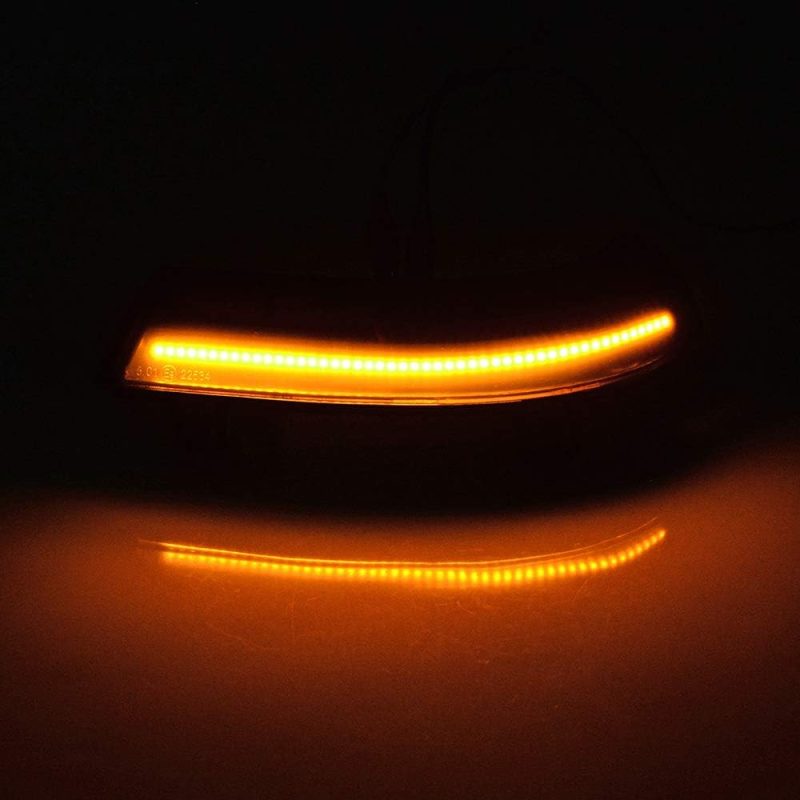 Front Lower Bumper Fog Light Grille + Mirror Turn Signal Lamp Side Marker Light Compatible With Vw Golf 5 Gti Jetta Mk5 - Image 4