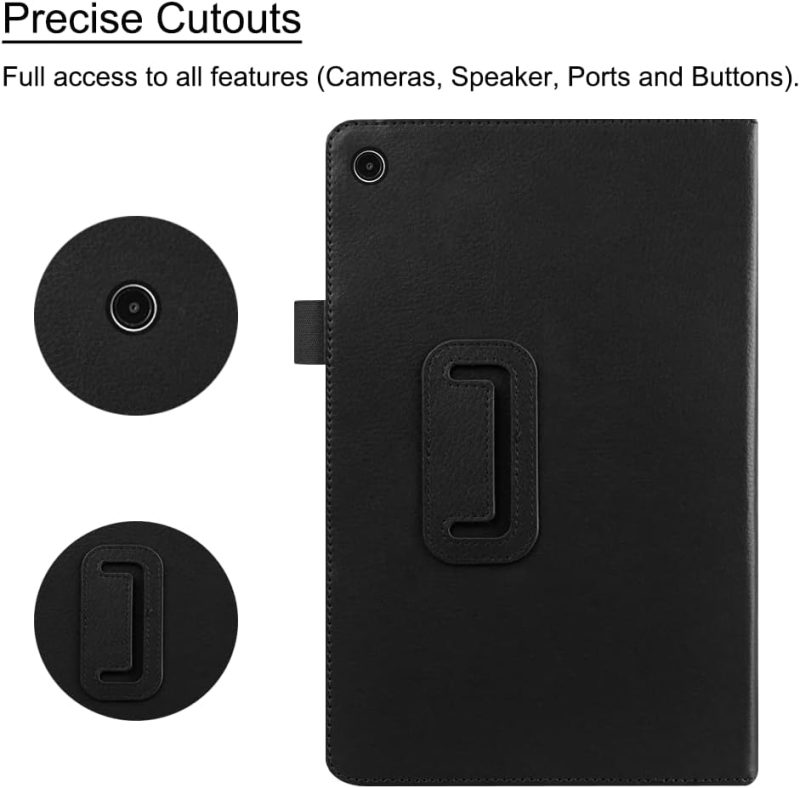 2022 Case for Samsung Galaxy Tab A8 10.5 Inch 2022 Release (Model SM-X200/X205/X207) Folio Stand Cover Protective Case for Galaxy Tab A8 10.5” Tablet 2022 Model - Black - Image 5
