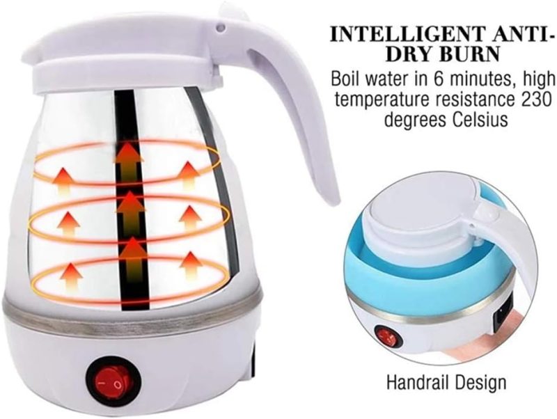 Updateclassic Travel Portable Foldable Electric Kettle - Image 3