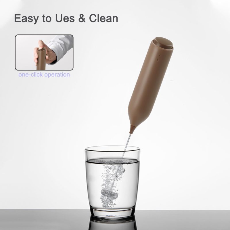 Rechargeable Milk Frother With Charging Stand & Wall Mount - Image 5