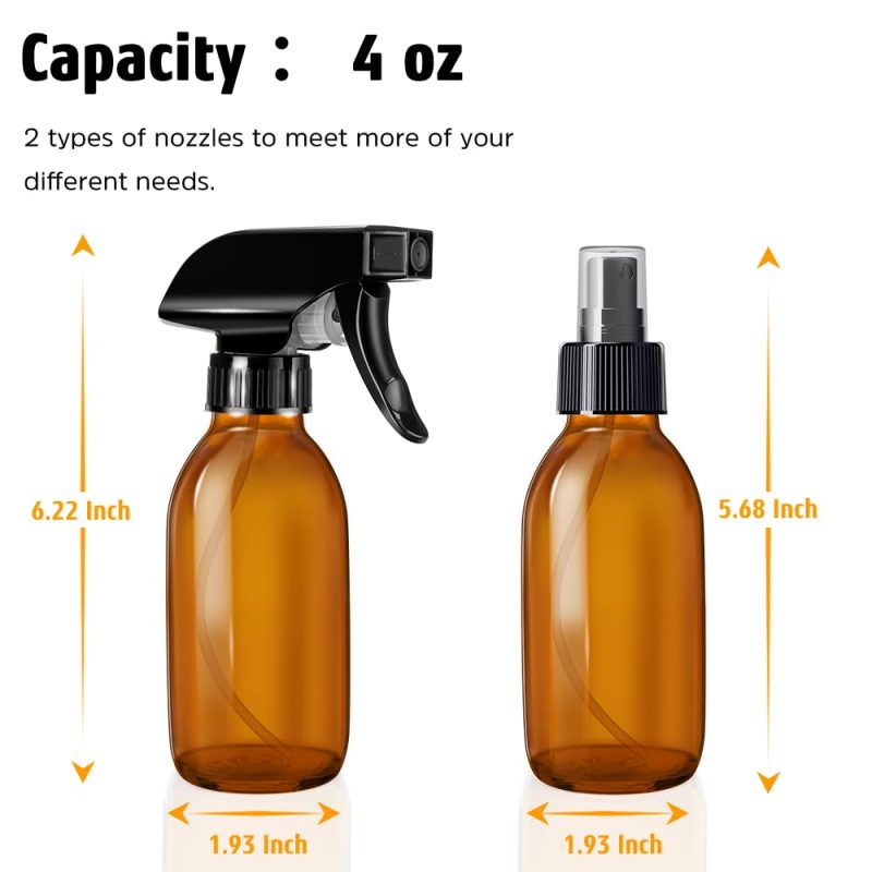 Tecohouse Glass Spray Bottles 4 Oz - Image 4