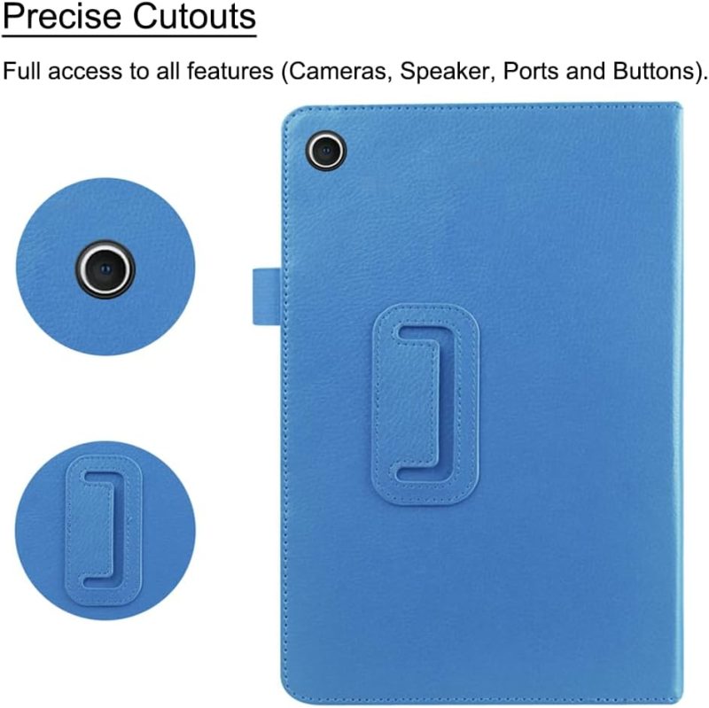 2022 Case for Samsung Galaxy Tab A8 10.5 Inch 2022 Release (Model SM-X200/X205/X207) Folio Stand Cover Protective Case for Galaxy Tab A8 10.5” Tablet 2022 Model - Light Blue - Image 4