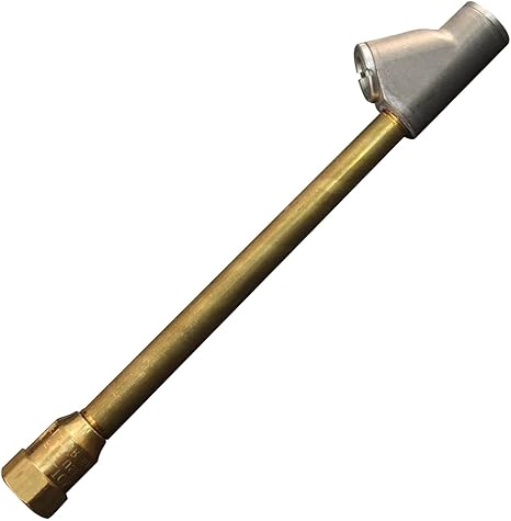Straight Foot Dual Head Air Chuck Tire Pressue Guage