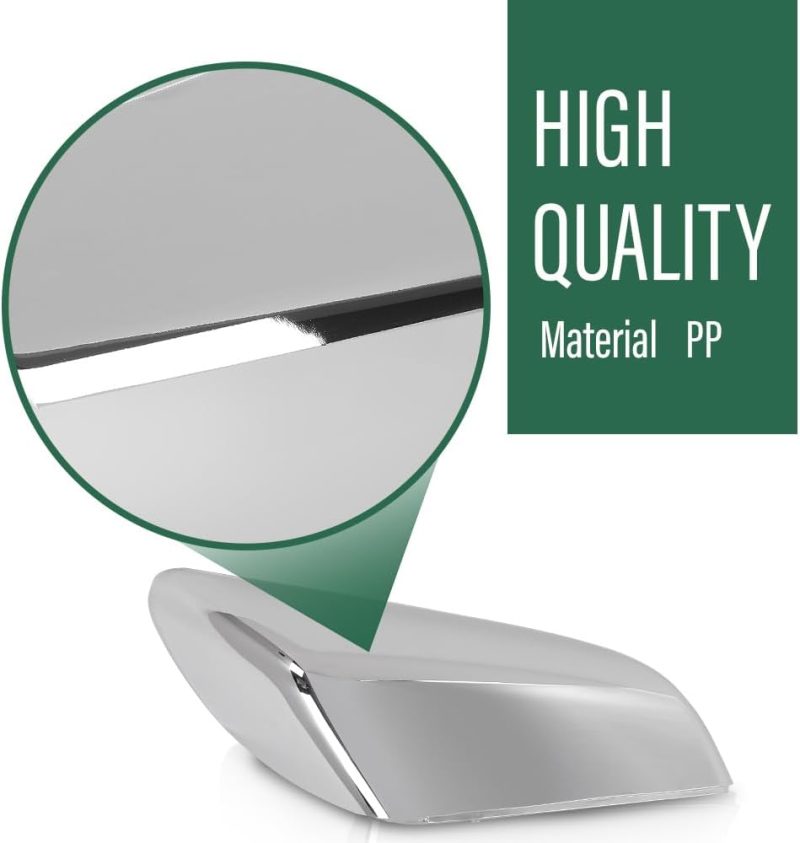 Lqi Exterior Mirror Cover Cap Chrome - Image 4
