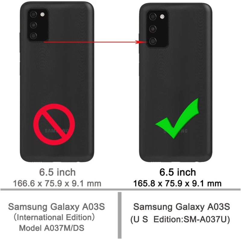 A03S Hybrid Protective Case for Galaxy A03 - Image 2